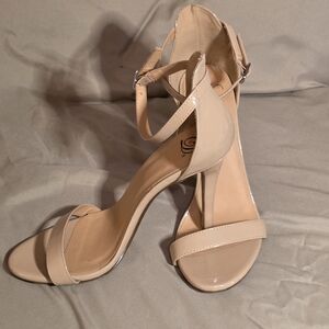 Delicious Beige Strappy Heels